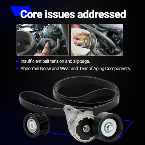 90K-39185 Serpentine Belt Drive Kit for Select 2007-18 Lexus Toyota Models