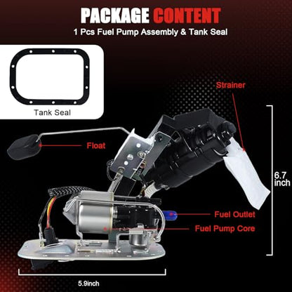 75132-01D 75132-01 Fuel Pump Assembly Compatible With Harley-Davidson