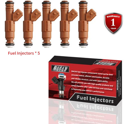 Set of 5 Fuel Injectors 91863400 FJ669 Replacement - size: FJ669