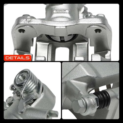 A-Premium Rear Left and Right Side Disc Brake Caliper With Bracket - style: Rear Driver and Passenger Side