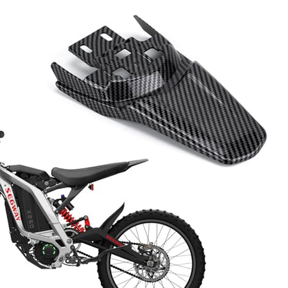 XINGWU Rear Fender for Surron Light Bee X/S Segway X160/X260 Dirt Bike Front Fender Motorcycle Fender Modified Mudguard Protector for Eikes Carbon Fiber Style - size: Rear Fender, style: Carbon Fiber Style