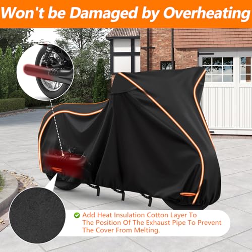 Motorcycle Cover for Harley Davidson Sport Model 420D & Cotton Lining - size: for Sport Models Nightster