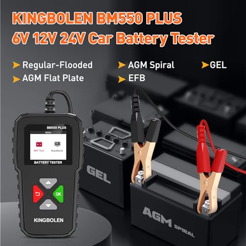 KINGBOLEN BM550 Plus Car Battery Tester - style: BM550 PLUS battery tester