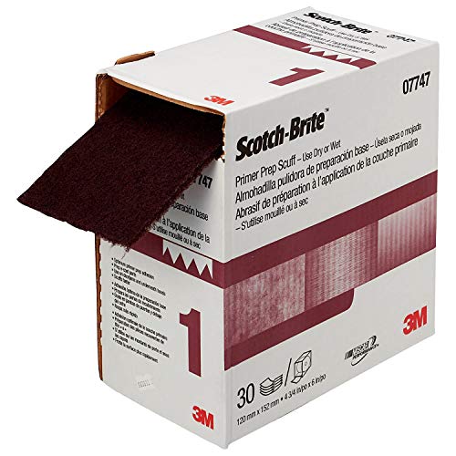 Cubitron Scotch-Brite Primer Prep Scuff 07747, 4-3/4 in x 15 ft - size: 30 Count (Pack of 1)