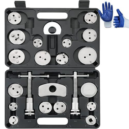 DASBET 24pcs Heavy Duty Disc Brake Caliper Tool Set - color: Black, size: 24pcs