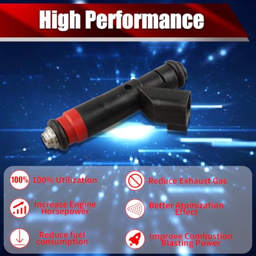 Set of 8 Fuel Injectors FJ475 53032145AA FI11352S Replacement - size: FJ475