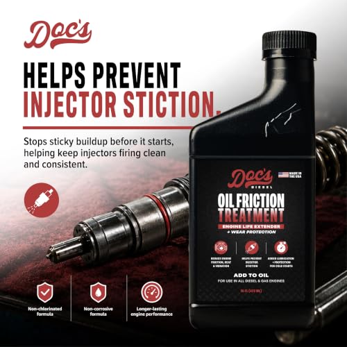 Doc's Oil Friction Treatment Engine Startup Protection, Lifter tick 16 oz - size: 1-Pack