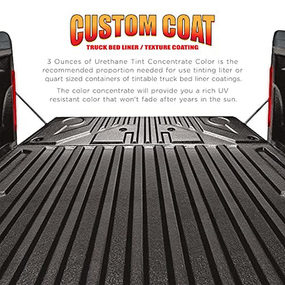 Custom Coat 3 Ounce, Charcoal Metallic, Bed Liner Tint Concentrate - color: Charcoal Metallic, size: 3-Ounce (Pack of 1)