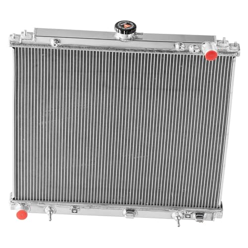 Aluminum Radiator + Shroud Fan + Relay Compatible with 2005-2018 Nissan Frontier Xterra Pathfinder 4.0L V6 2006 2007 2008 2009 2010 2011 2012 2013 2014 2015 2016 2017 Radiator