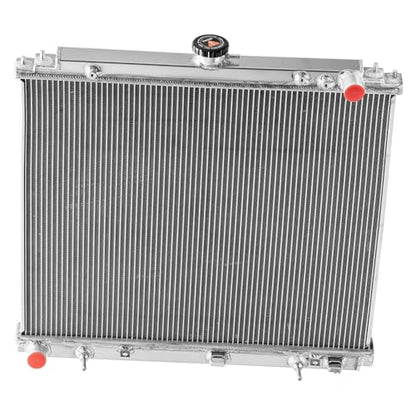 Aluminum Radiator + Shroud Fan + Relay Compatible with 2005-2018 Nissan Frontier Xterra Pathfinder 4.0L V6 2006 2007 2008 2009 2010 2011 2012 2013 2014 2015 2016 2017 Radiator