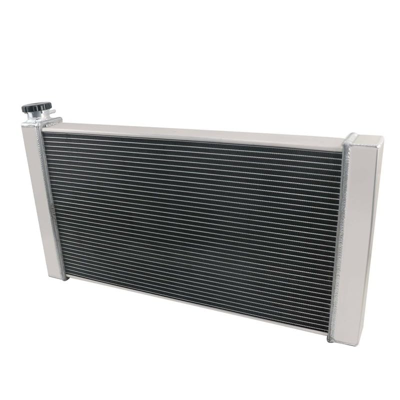 3 Row Aluminum Radiator for 1982-1994 Chevy S10 GMC S15 Jimmy SBC 350 Swap V8, Full Performance Aluminium Radiators, Automotive Replacement Radiator