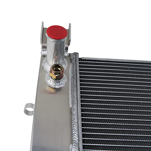 CoolingCare All Aluminum Double Oilcooler 3 Row Radiator for 1999-2011 Chevy Silverado, GMC Sierra 1500 2500 Series V8 Engine (19" x 40" OVERALL)