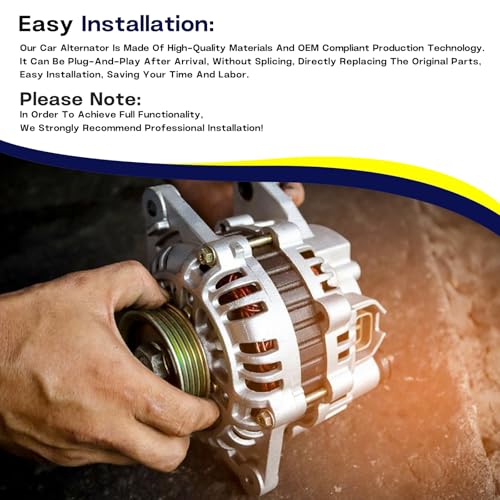 12V 110A Alternator Compatible With 2013-2018 Nissan Altima 2.5L L4 - size: 2013-2018 Nissan Altima
