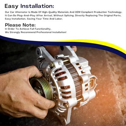 12V 110A Alternator Compatible With 2013-2018 Nissan Altima 2.5L L4 - size: 2013-2018 Nissan Altima