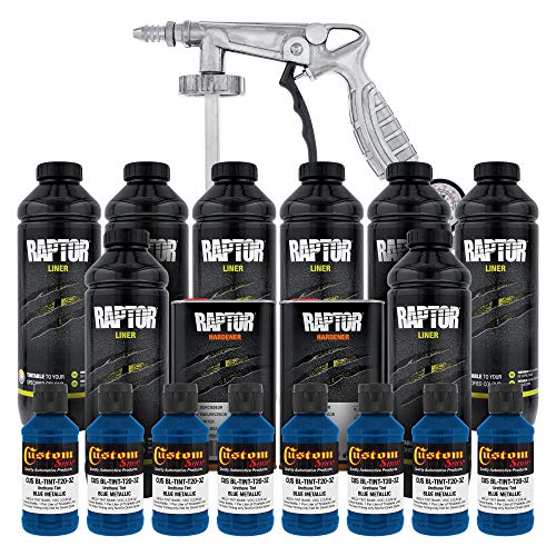 Custom Shop 2 Gallon Kit, Blue Metallic Urethane Spray-On Truck Bed Liner