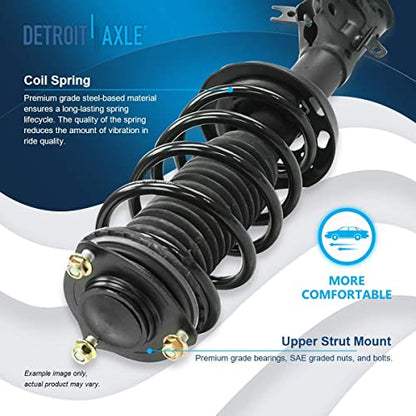 Detroit Axle - 4pc Struts Shock Absorbers for 2013-2015 Honda Civic - size: 4AQ47093/Shock Kit