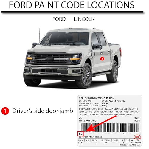 Automotive Paint for Ford KU, Area 51, Pint - style: Pint