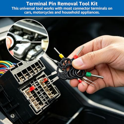 14PCS Automotive Electrical Disconnect Pliers Set: High-Carbon Steel - color: Red-14 pcs