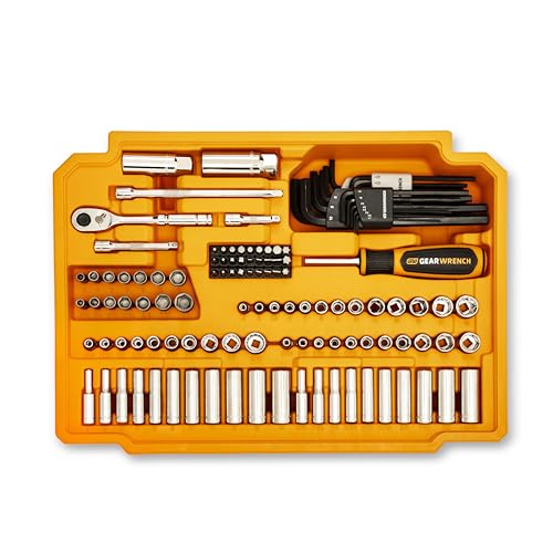 GEARWRENCH 257 Pc 72T 6 & 12 Pt SAE/mm Mechanics Tool Set | GW72XLCBMTS