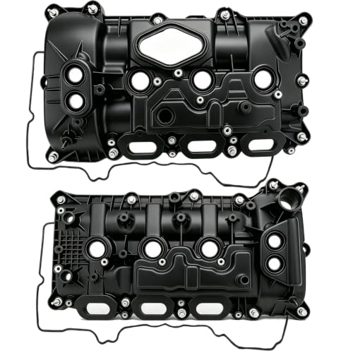 Upgrade Engine Valve Cover Kit with Gaskets And Bolts Compatible with Ford F-150 2017-2020, Expedition 2018-2022, Navigator 2018-2023 3.5L, Replace HL3Z6582F HL3Z6582G HL3Z6582E HL3Z6582B