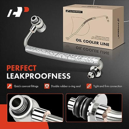 A-Premium Turbocharger Turbo Oil Feed Line Pipe Tube - style: Turbo Oil Feed Pipe Tube
