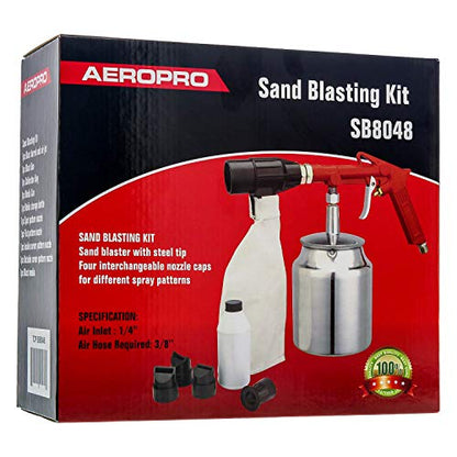 TCP Global Sand Blaster Gun Kit with Recovery System