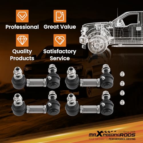maXpeedingrods Adjustable Sway Bar End Links for Honda Civic 06-11 8th Gen