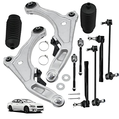 maXpeedingrods 10Pc Front Lower Control Arm Kit for Nissan Maxima 2009-2014 - size: 10Pcs