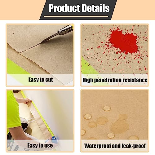 Masking Paper, 20" X 150feet, Tape and Drape - style: 3 pack(20")