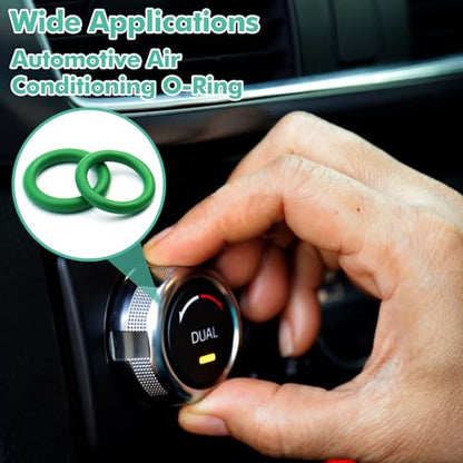 XBVV 595 Pcs Metric and SAE Air Conditioning O-Ring Kit for Automotive A/C, Compressor and Professional Faucet Plumbing Seal O Rings Repair with O-Ring Picks,Resist Oil and Heat