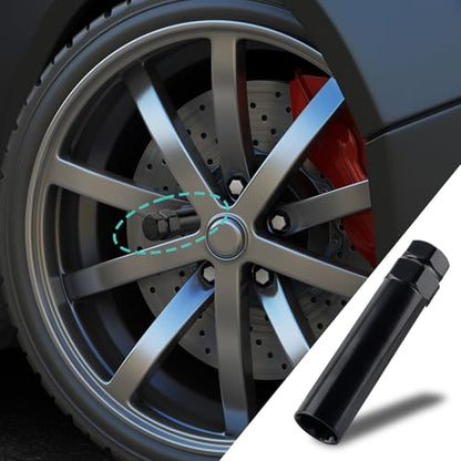 7 Spline Lug Nut Socket,Wheel Lock Key Removal Tool,Replacement for Aftermarket 7Spline Lug Nuts for 19 mm (3/4 Inch) & 21 mm (13/16 Inch) Hex Socket Wrench (7 Spline) - size: 7 Spline