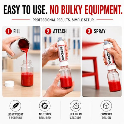 Preval Power Unit, 6 Pack - Replacement Handheld Aerosol Spray Refill 0268