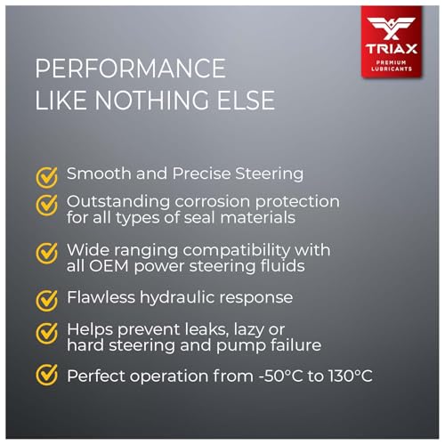 TRIAX Powerfluid 450 PSF - CHF 11S Long - Life Synthetic Hydraulic & Power Steering Fluid Compatible with Audi, Bentley, BMW, Chrysler, Dodge, Jeep, Mercedes-Benz, Mini, Porsche, and VW (1 Quart) - size: 1 Quart