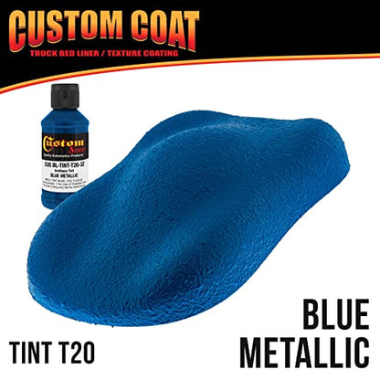 Custom Coat Blue Metallic 1 Gallon Spray-On Urethane Truck Bed Liner Kit