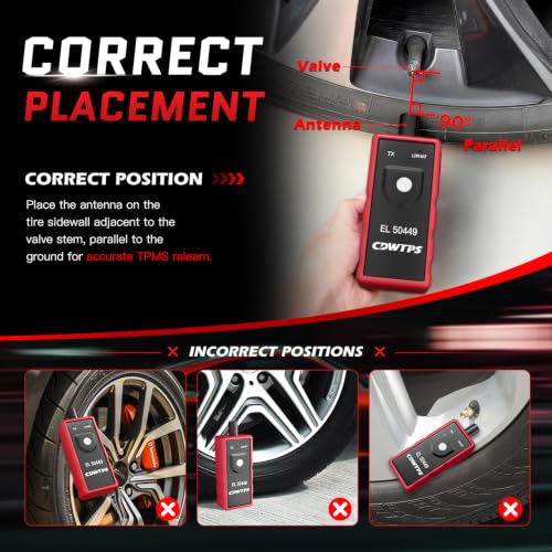 CDWTPS TPMS Relearn Tool for Tire Pressure Sensor, Activate Ford Models