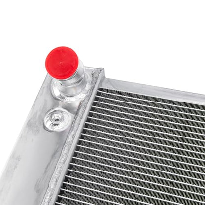 369 3Row Radiator for 1967-1972 Chevy GMC C10 C20 C30 K30 K20 Suburban Pickup Truck, Aluminum Radiator for 1967-72 1968 1969 1970 1971 28 1/4" W