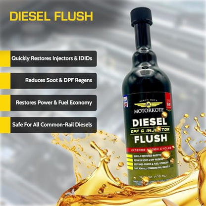 Motorkote Diesel DPF & Injector Flush | 16 Fl oz, 2-Pack - size: 2-Pack