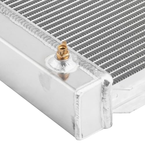 2 Row Aluminum Radiator For 1980-1984 Ford F150 F250 F350 Bronco 1980-83 F100 4.9L l6 AT