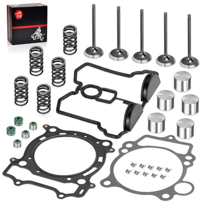 Cylinder Head Exhaust Intake Valve & Spring Gasket Kit for YFZ450 WR450F