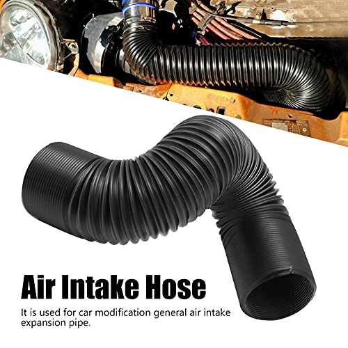 Cold Air Intake Pipe, 3" Air Duct Hose, Universal Adjustable Car Cold Air Intake System Hose, High Flow Flexible Turbo Inlet Tube Pipe