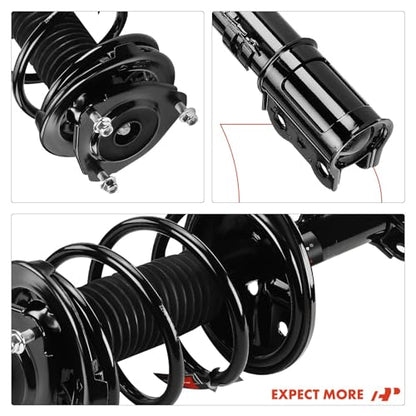 A-Premium Front Complete Strut Assemblies with Coil Springs, Set of 2