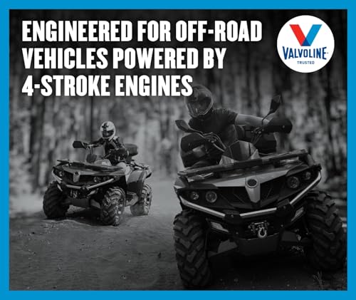 Valvoline 4-Stroke ATV/UTV SAE 10W-40 Motor Oil 1 QT, Case of 6 - size: 1 QT, Case of 6