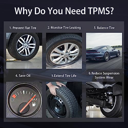 Marsflex TPMS Sensors Pre-Programmed Fit for Lexus Toyota Prius Rav4 Camry