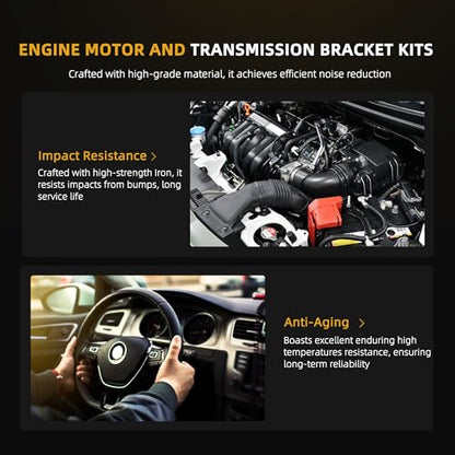 Engine Motor Mount Transmission Bracket Kits for Acura MDX 3.7L - style: for MDX/ZDX 3.7L 2010-2013