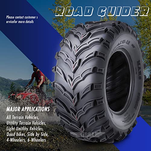 ROADGUIDER Set of 2 ATV UTV Tires 27x11-12 27x11x12 6PR - size: 27x11-12