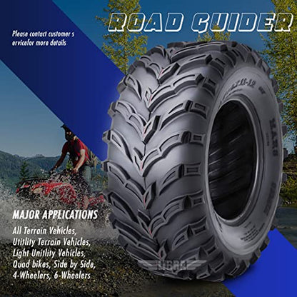 ROADGUIDER Set of 2 ATV UTV Tires 27x11-12 27x11x12 6PR - size: 27x11-12