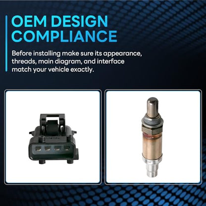 Oxygen Sensor Air Fuel Ratio Compatible with Saab 9-3 Replace # 13817 - size: 13817