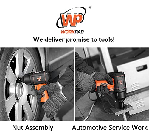 WORKPAD 1/2-Inch Composite Air Impact Wrench with Twin Hammers, Pneumatic Tools