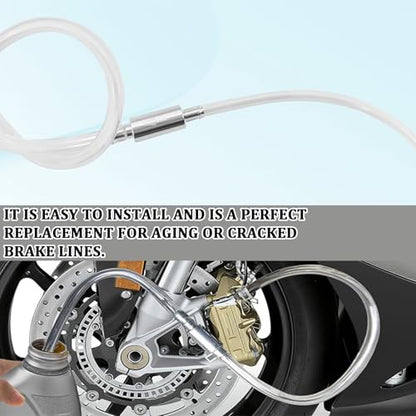 Brake Bleeder Hose Kit One-Way Check Valve Universal for Car Motorcycle Bicycle Clutch & Hydraulic System, One-Way Brake Fluid Bleeder Kit with Screw Caps Spring Clamps Accessories Kit (2 Set) - size: 2 Set