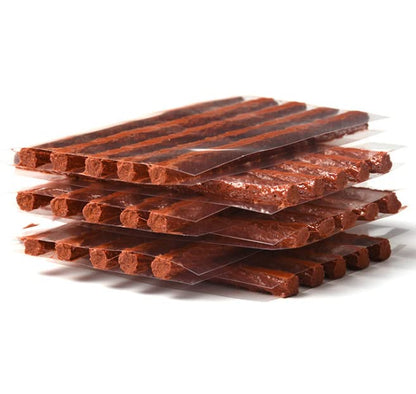 Chrov 100pcs Tire Plugs, Rubber Tire Repair Plugs for Tubeless Off-Road Tires Car, ATV, UTV, Wheelbarrow 4" x1/4", Brown